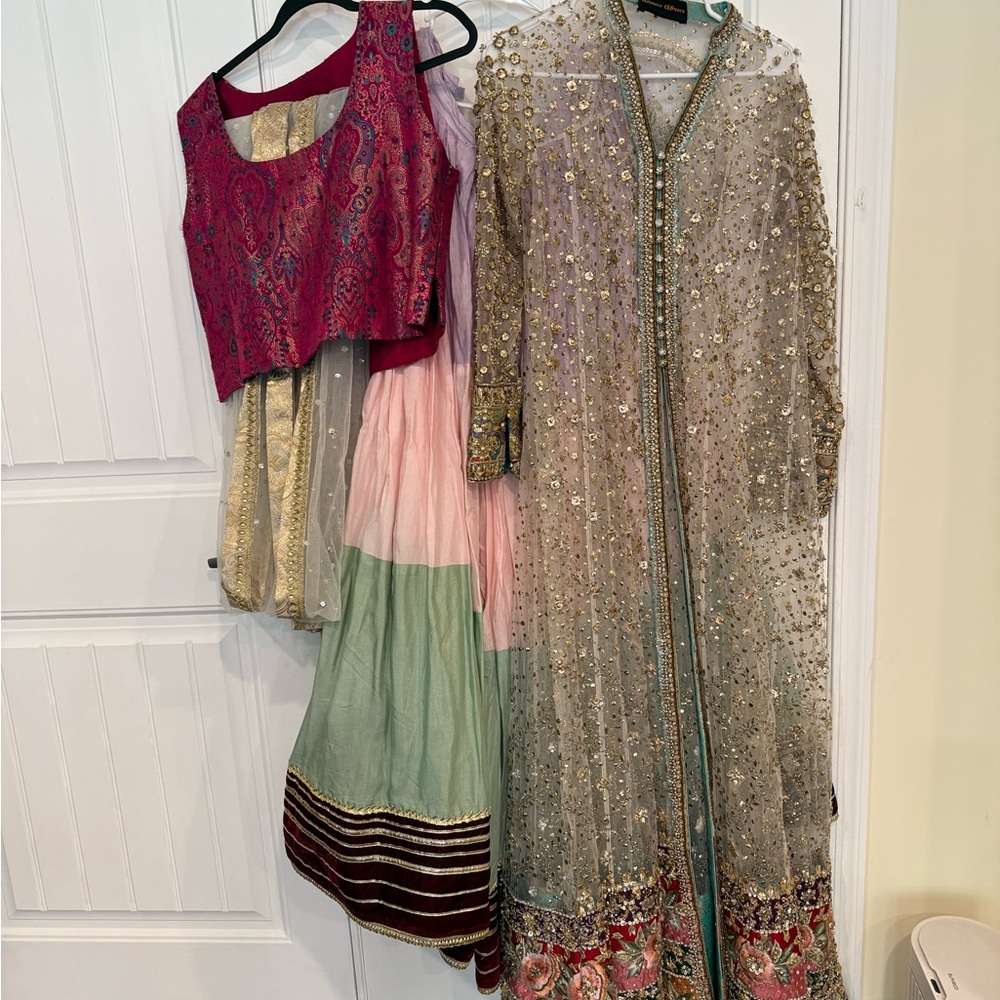 Embellished Multicolor Traditional Outfit